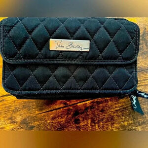 Vera Bradley | black microfiber women’s wallet.